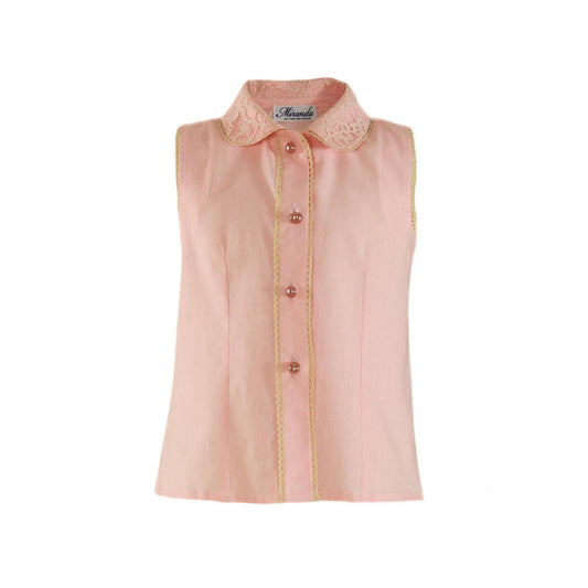Pale Pink Beautiful Blouse with Intricate Detail