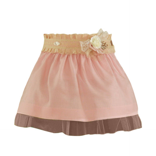 Pale Pink Beautiful Skirt with Intricate Detail